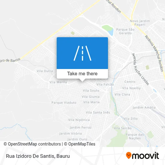 Rua Izidoro De Santis map