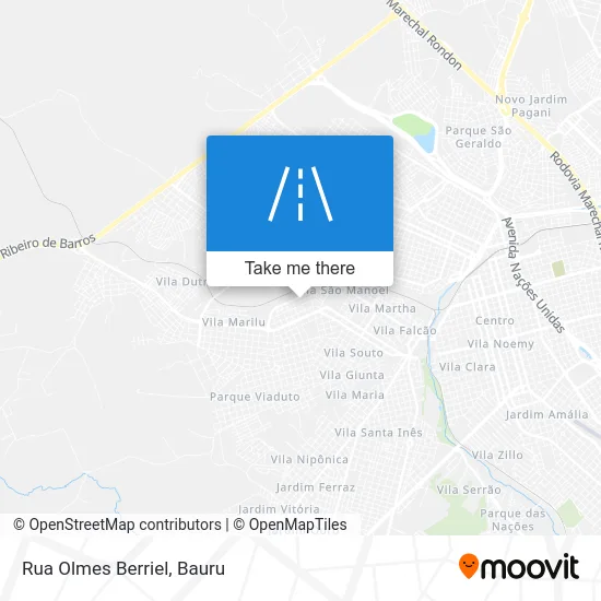 Rua Olmes Berriel map