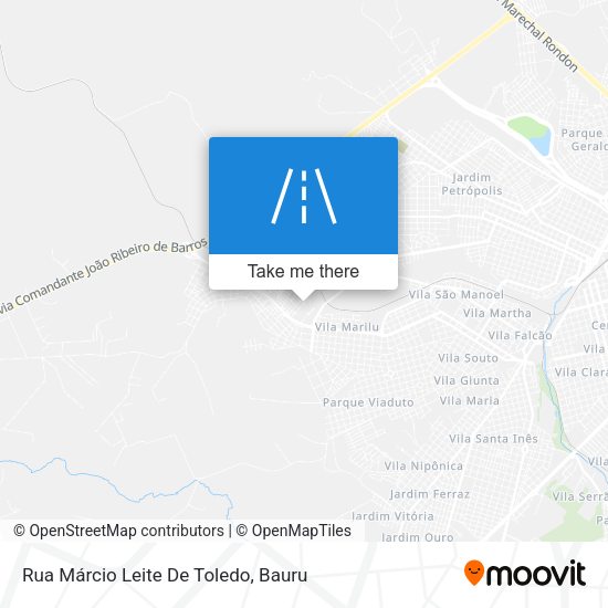 Rua Márcio Leite De Toledo map