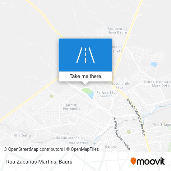 Rua Zacarias Martins map