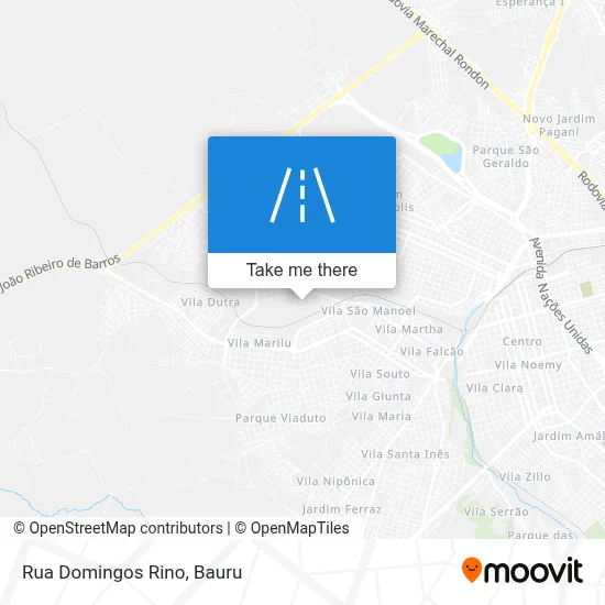 Rua Domingos Rino map