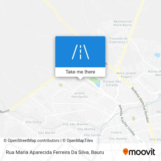 Rua Maria Aparecida Ferreira Da Silva map