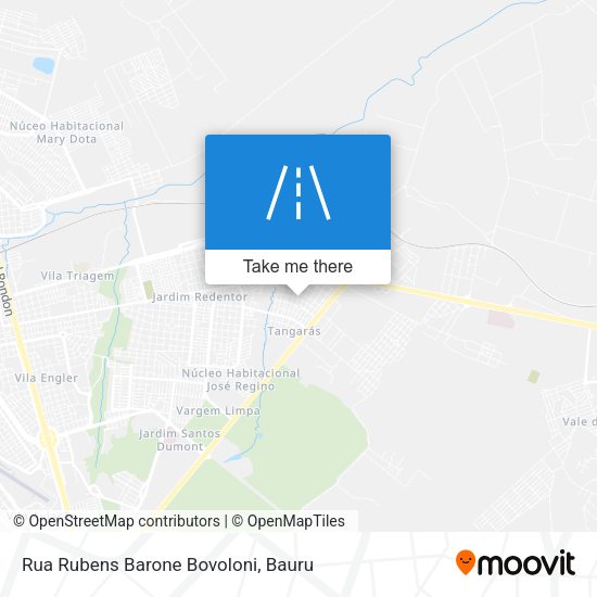 Rua Rubens Barone Bovoloni map