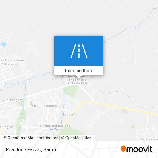 Rua José Fázzio map