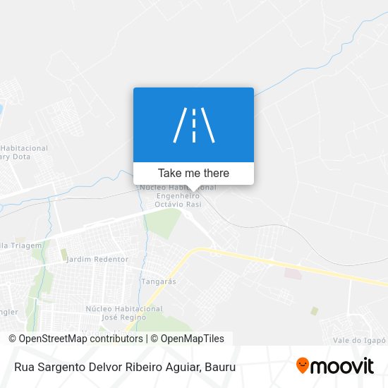 Rua Sargento Delvor Ribeiro Aguiar map
