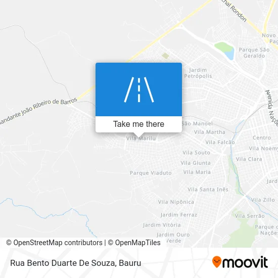 Rua Bento Duarte De Souza map