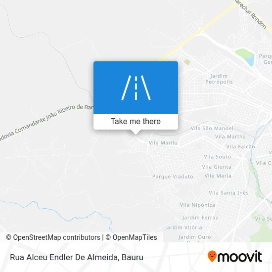 Rua Alceu Endler De Almeida map