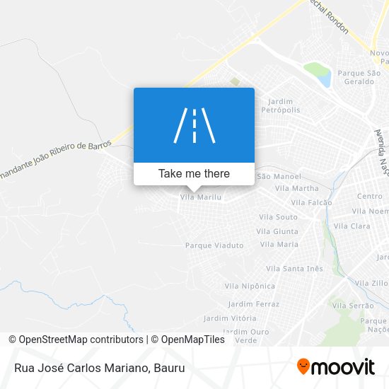 Rua José Carlos Mariano map