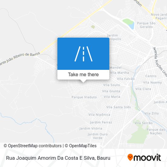 Rua Joaquim Amorim Da Costa E Silva map