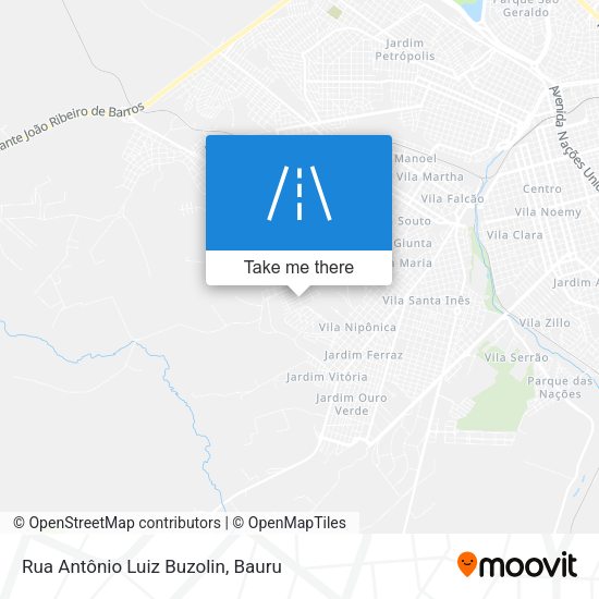 Rua Antônio Luiz Buzolin map