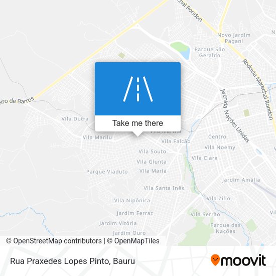 Rua Praxedes Lopes Pinto map