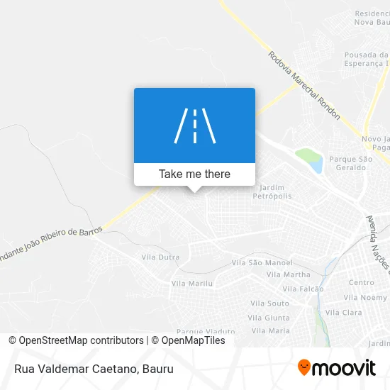 Rua Valdemar Caetano map