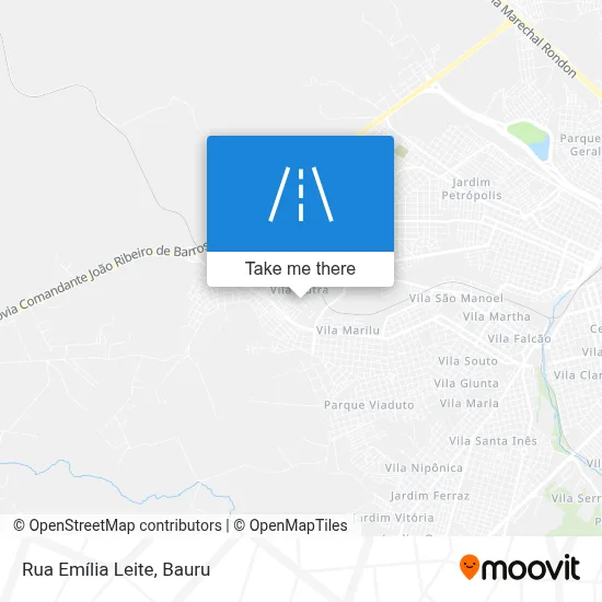 Rua Emília Leite map