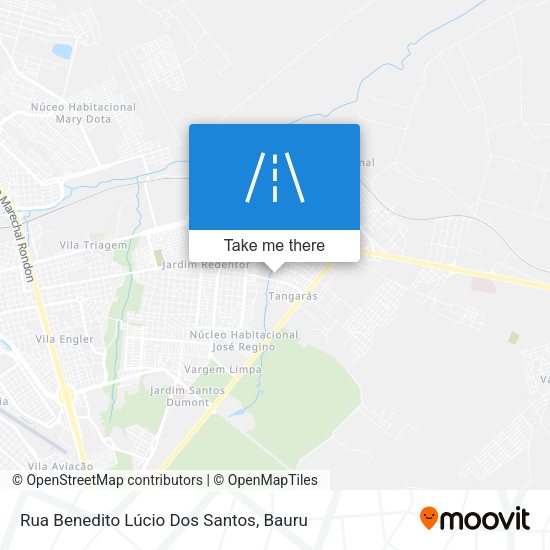 Rua Benedito Lúcio Dos Santos map