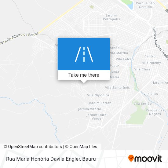Rua Maria Honória Davila Engler map