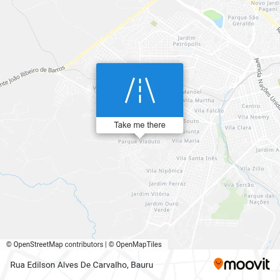 Rua Edilson Alves De Carvalho map