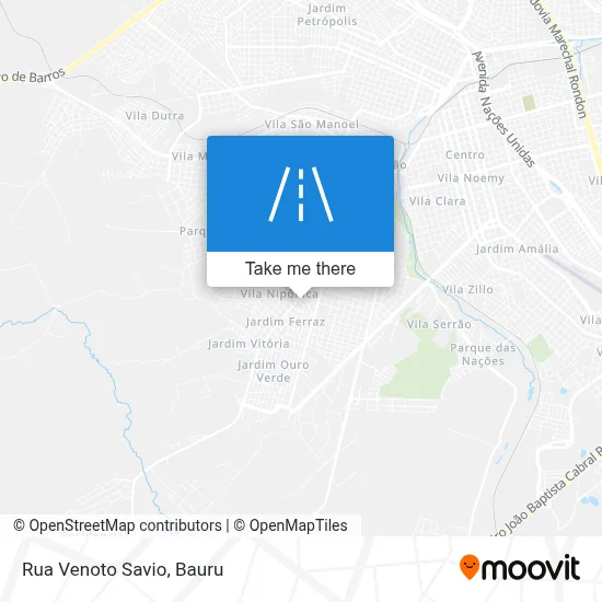 Rua Venoto Savio map