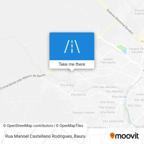 Rua Manoel Castellano Rodrigues map