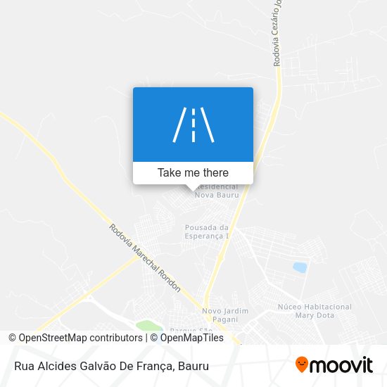 Rua Alcides Galvão De França map