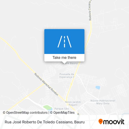 Rua José Roberto De Toledo Cassiano map