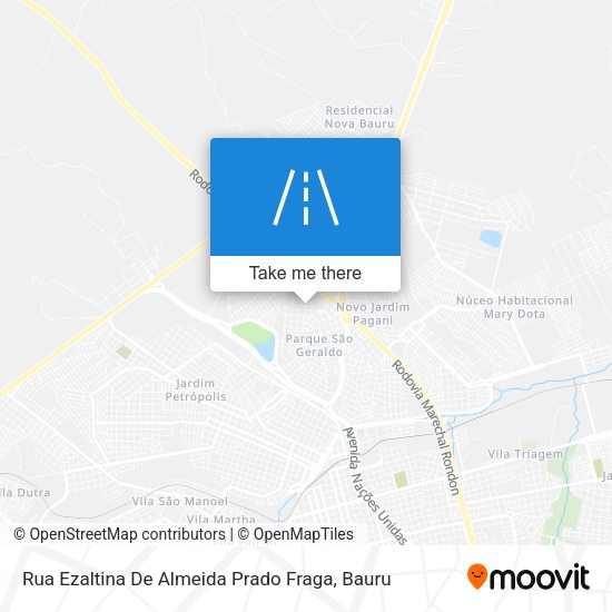 Rua Ezaltina De Almeida Prado Fraga map