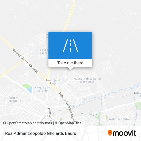 Rua Admar Leopoldo Ghelardi map