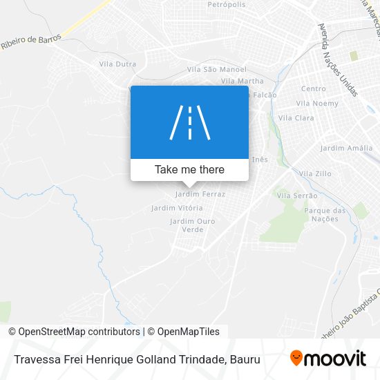 Travessa Frei Henrique Golland Trindade map