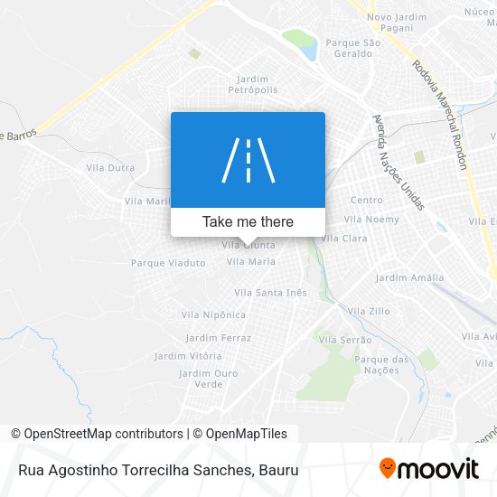 Rua Agostinho Torrecilha Sanches map
