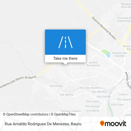Rua Arnaldo Rodrigues De Menezes map