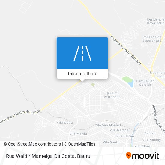 Rua Waldir Manteiga Da Costa map