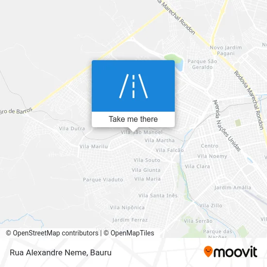 Rua Alexandre Neme map