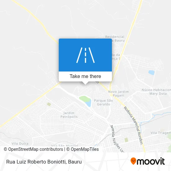 Rua Luiz Roberto Boniotti map