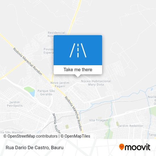 Rua Dario De Castro map