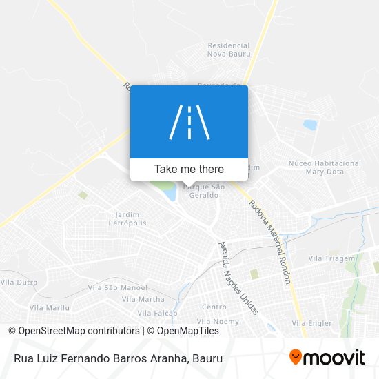 Rua Luiz Fernando Barros Aranha map