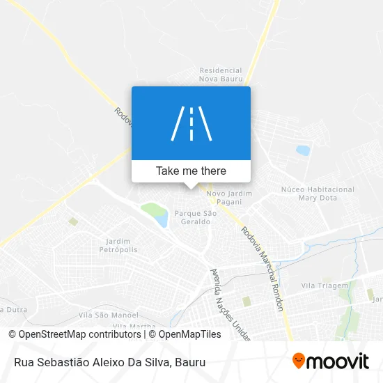 Rua Sebastião Aleixo Da Silva map