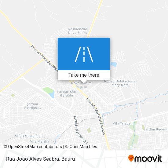 Rua João Alves Seabra map