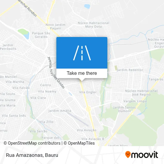 Rua Amazaonas map
