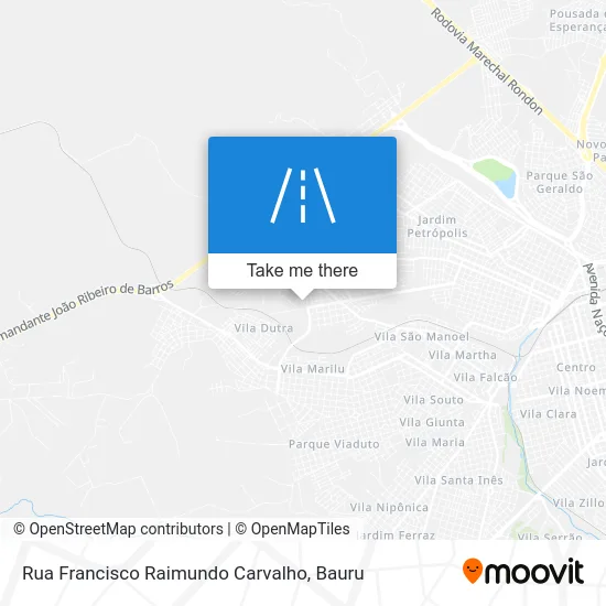 Rua Francisco Raimundo Carvalho map
