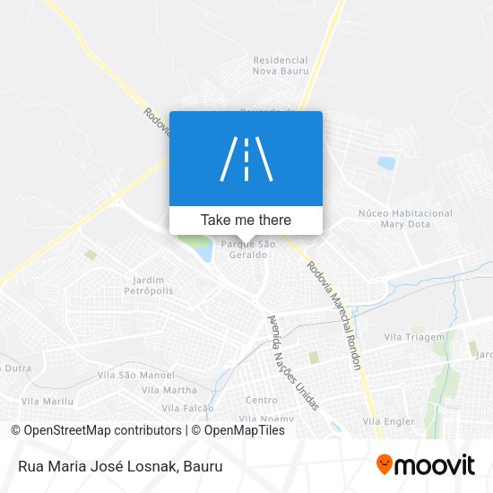 Rua Maria José Losnak map