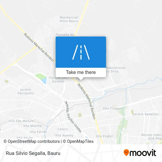 Rua Silvio Segalla map