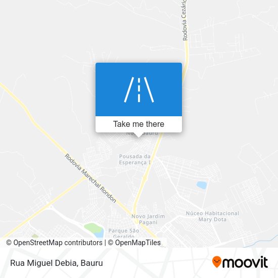 Rua Miguel Debia map