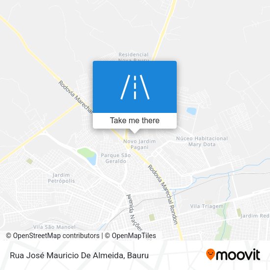 Rua José Mauricio De Almeida map