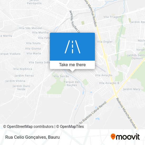 Rua Celio Gonçalves map