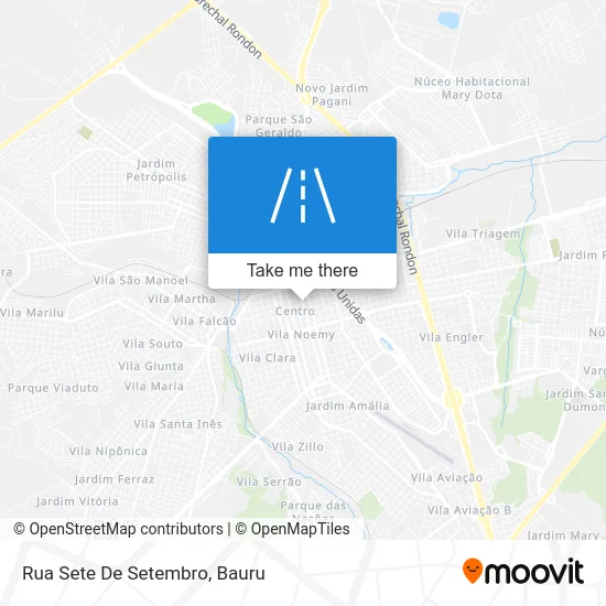 Rua Sete De Setembro map