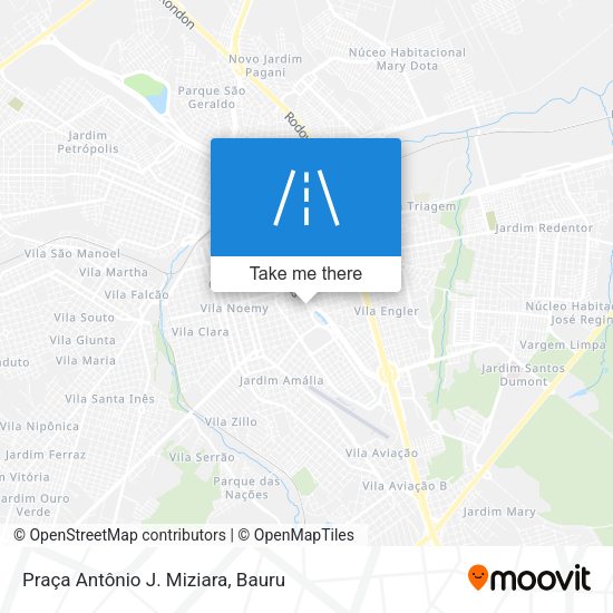 Praça Antônio J. Miziara map