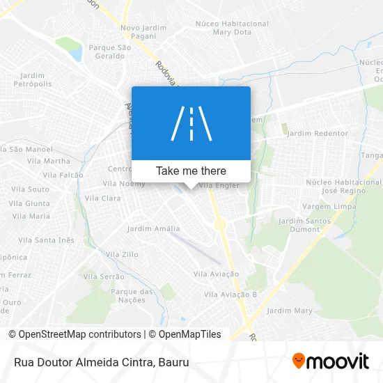 Rua Doutor Almeida Cintra map