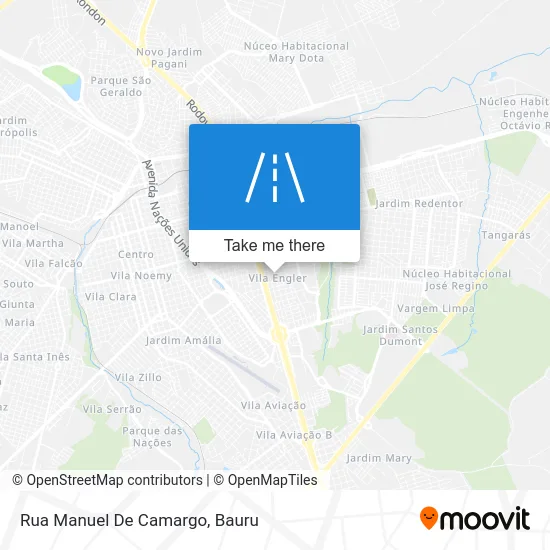 Rua Manuel De Camargo map