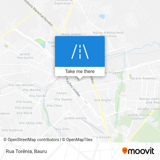 Rua Torênia map