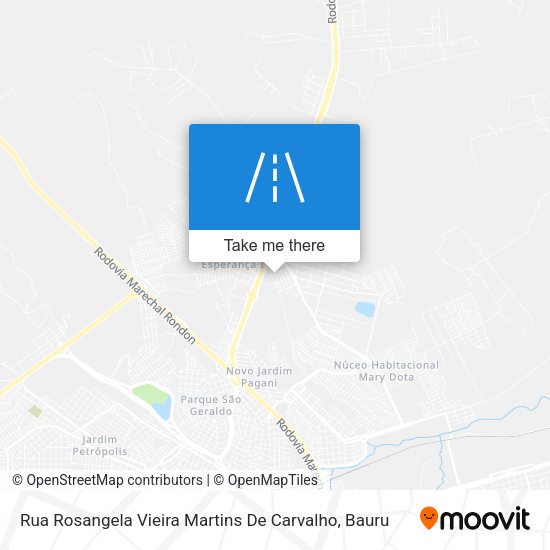 Rua Rosangela Vieira Martins De Carvalho map