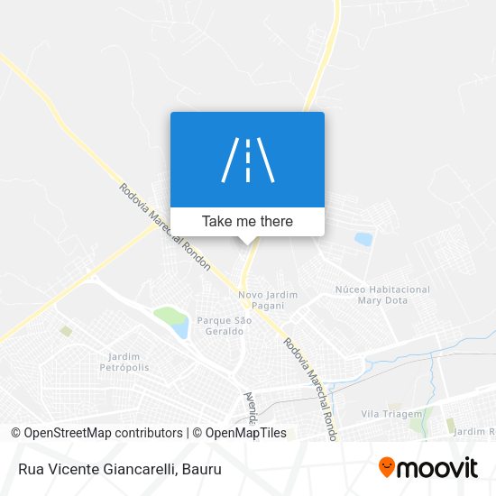 Rua Vicente Giancarelli map